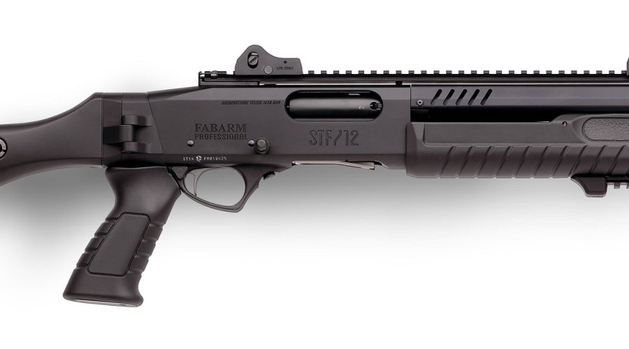 Fabarm of Italy offers the STF/12 line of 12-gauge, 3" pump-action tactical shotguns