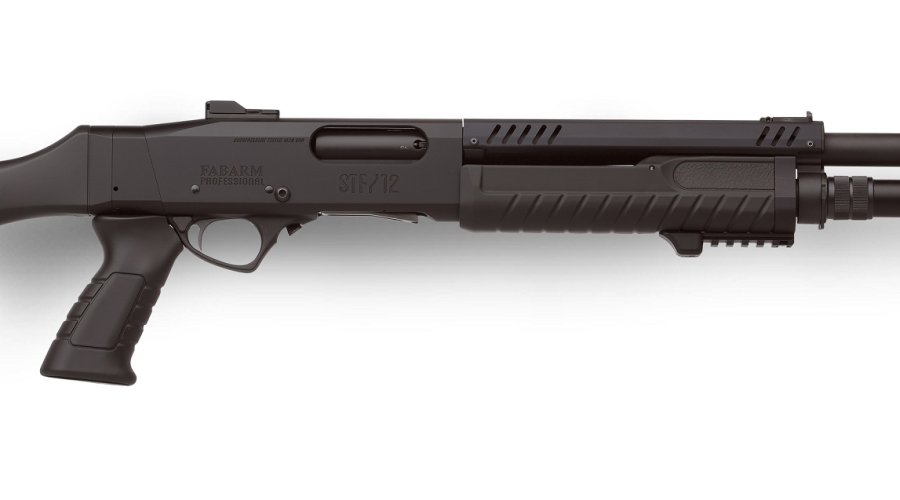 Fabarm of Italy offers the STF/12 line of 12-gauge, 3" pump-action tactical shotguns