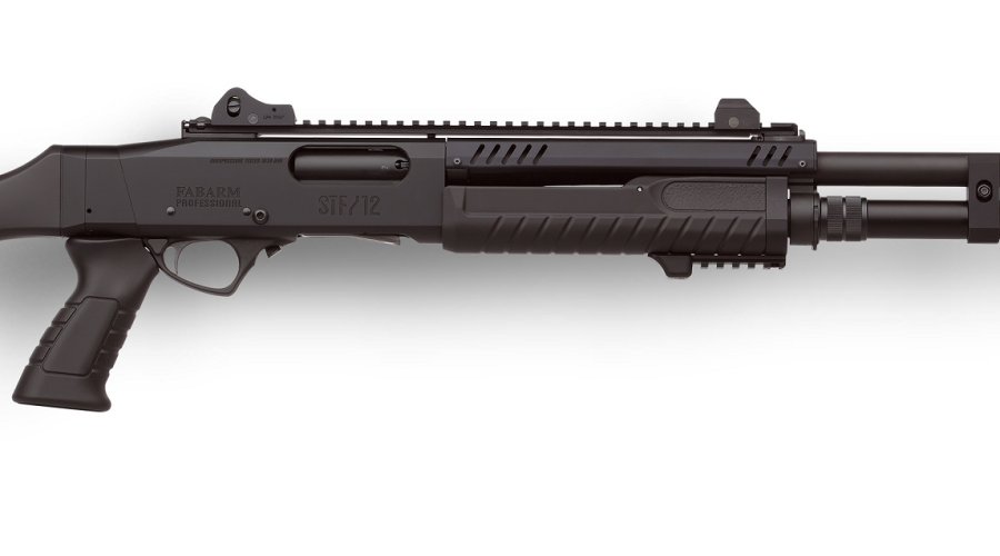 Fabarm of Italy offers the STF/12 line of 12-gauge, 3" pump-action tactical shotguns