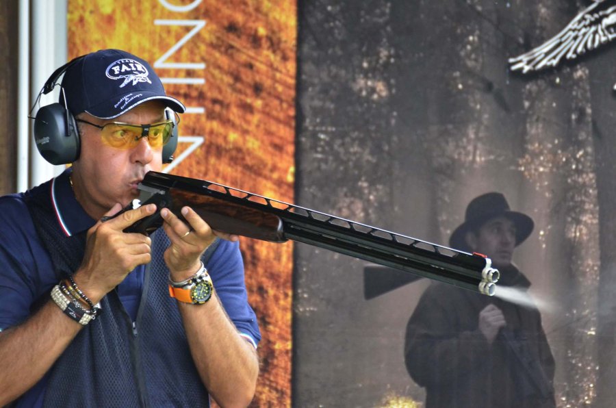 F.A.I.R. Racing II Sporting 12 ga, an over-under for Sporting Clays Fire test witht the F.A.I.R. Racing II Sporting over-under shotgun