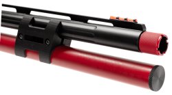 Savage Renegauge Competition: new semi-auto shotgun for sport and competition shooters Magazine tube and muzzle of the Savage Renegauge Competition