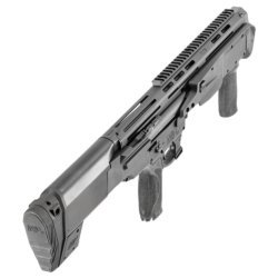 Smith & Wesson M&P 12, the new bullpup pump-action shotgun The Picatinny rail on the top of the receiver and the barrel