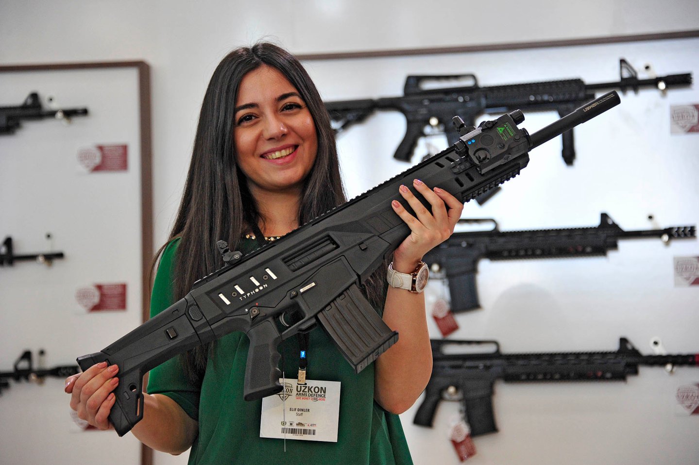 Uzkon ARS-12 Typhoon semi-automatic shotgun Turkish-based Uzkon International introduces the ARS-12 Typhoon semi-automatic shotgun