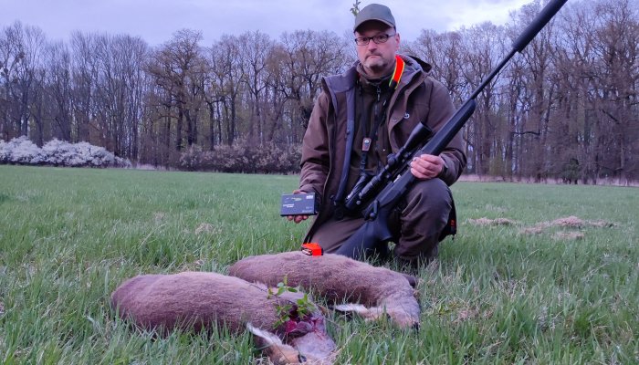 Steiner: Test terrain: Beretta BRX1 avec lunette Burris Four Xe 2.5-10x50 et clip on thermique Steiner Nighthunter C35