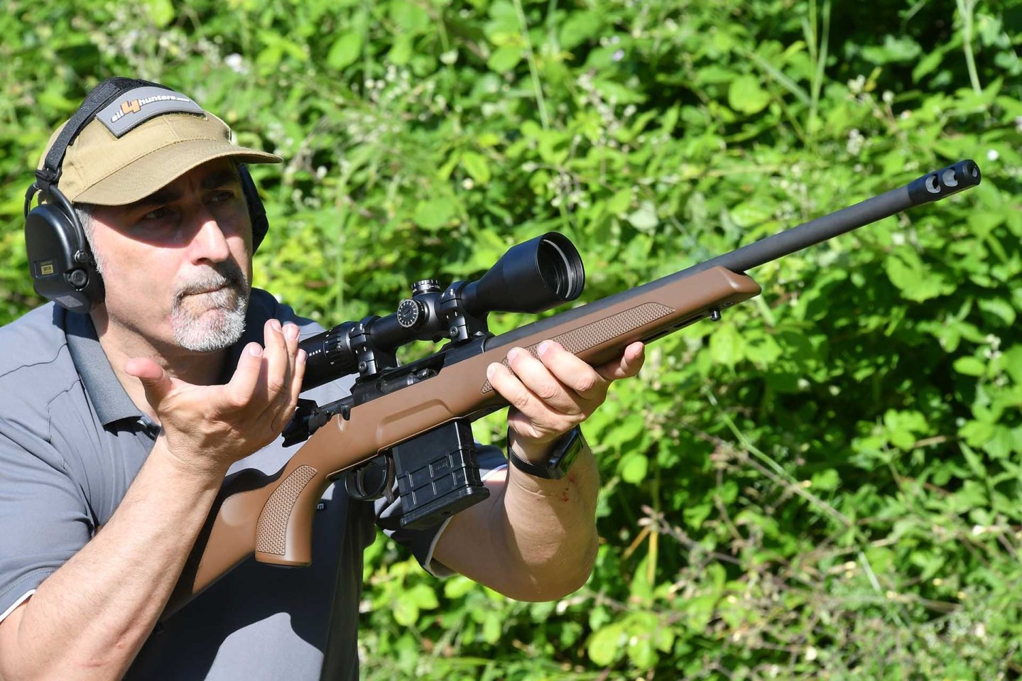 Test pratique de la lunette de visée: Que peut faire la Sightmark Core 2.0 HX 3-12x56? Nous présentons les mises à jour des trois modèles HX. La lunette de visée Sightmark Core 2.0 HX 3-12x56 montée sur une carabine Sabatti Rover Shooter en .308.