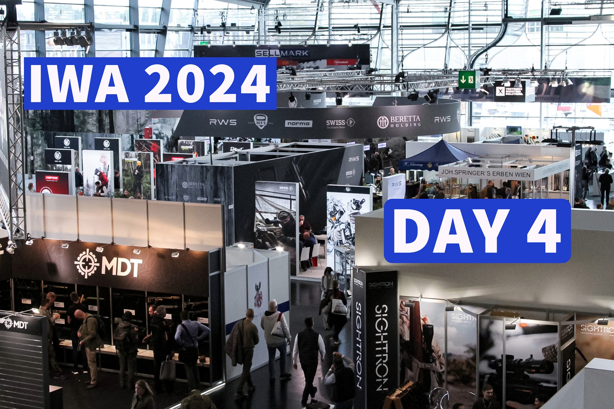 Jour 4 de l'IWA 2024: les nouveauté intéressantes en matière d'armes, d'optique et de munitions ? De nombreuses autres vidéos et le bilan du salon avec le nombre de visiteurs !