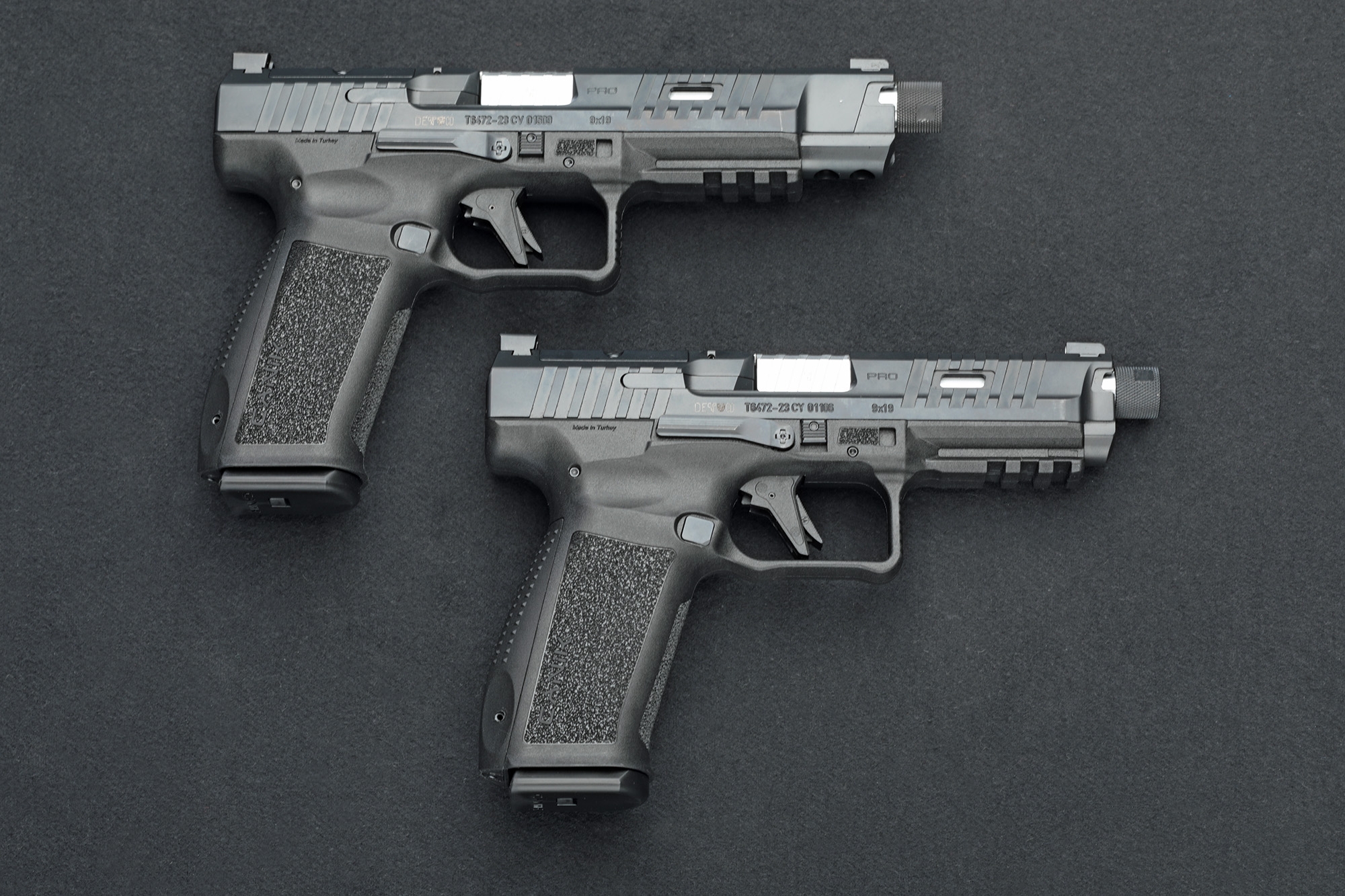 Test des pistolets d'action Striker Fire: Canik Mete SFX/SFT Pro en calibre 9 mm Luger Test des pistolets d'action Striker Fire: Canik Mete SFX/SFT Pro en calibre 9 mm Luger