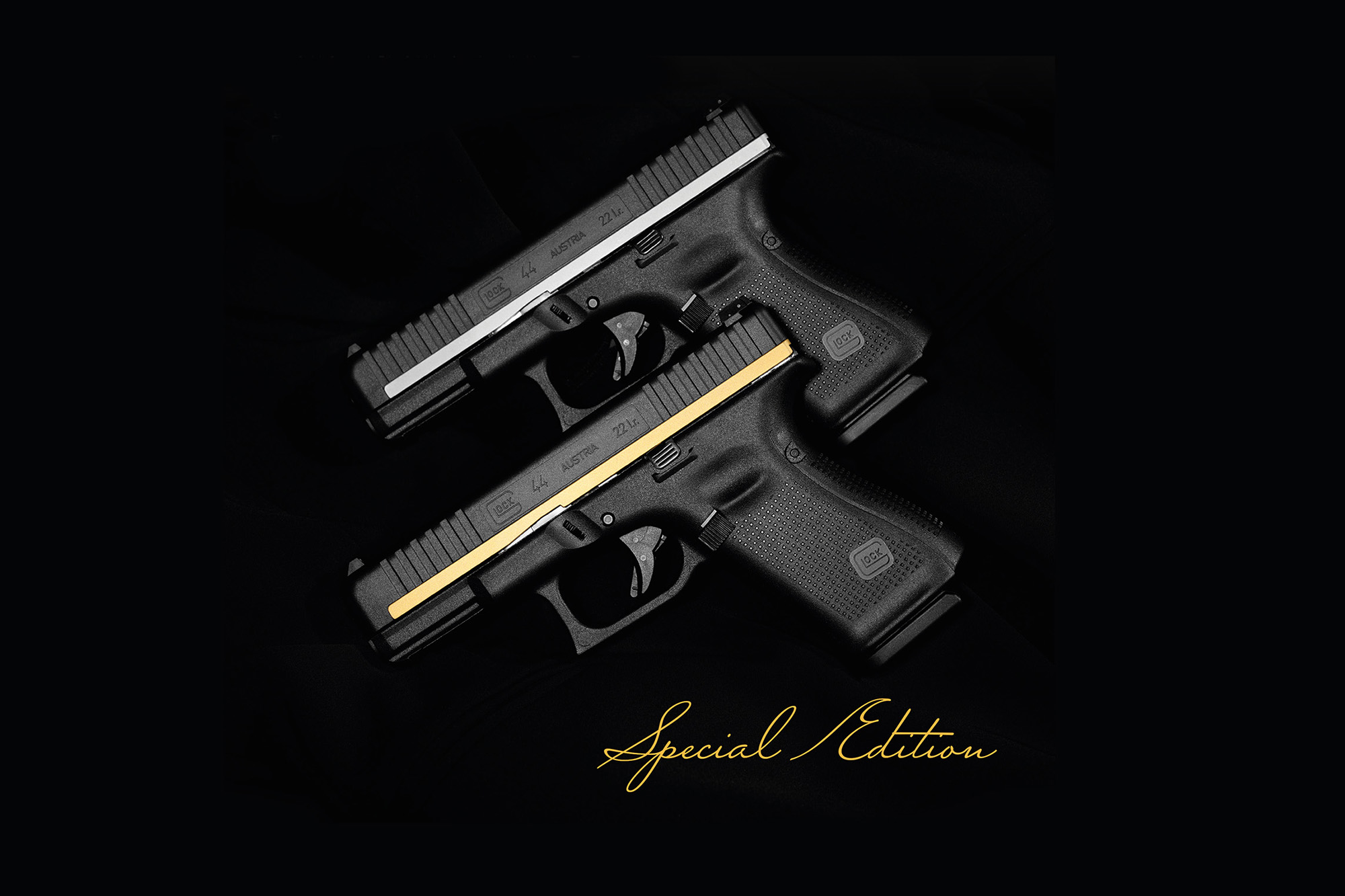 GLOCK G44 Golden Line et G44 Silver Line - éditions spéciales des pistolets à percussion annulaire