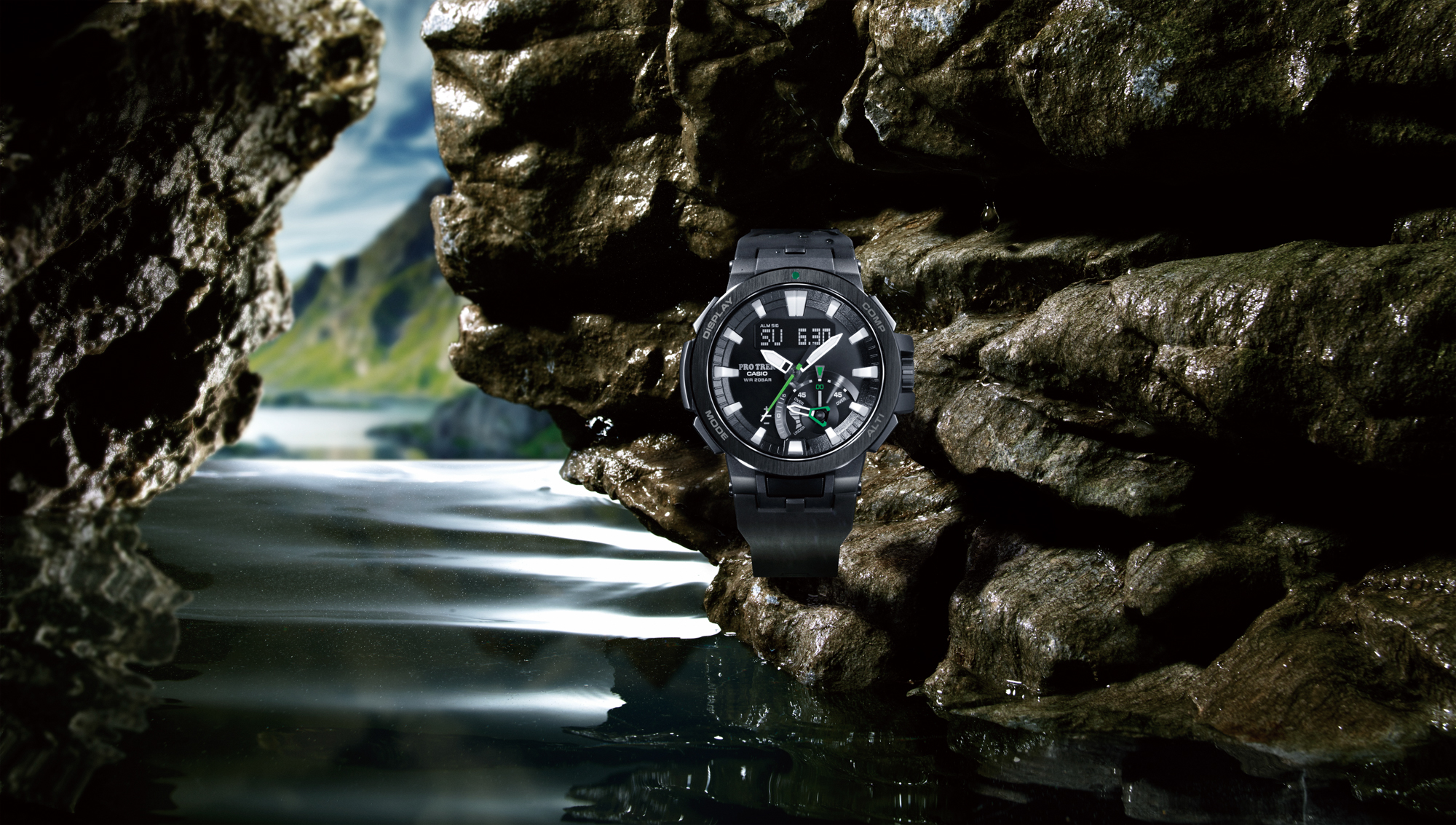 accessori: Casio Pro Trek PRW-7000, outdoor senza confini