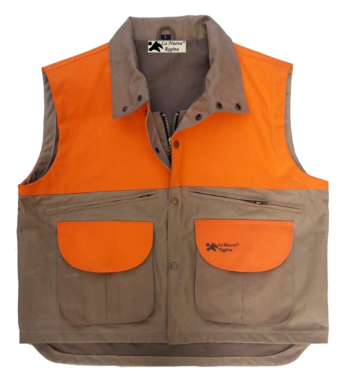 La Nuova Regina: gilet Wood, visibilità e protezione per cacciatori Gilet Wood di La Nuova Regina