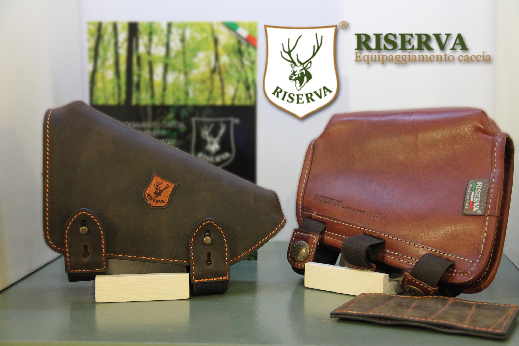 riserva: Riserva: accessori da caccia in pelle riserva: Riserva: accessori da caccia in pelle