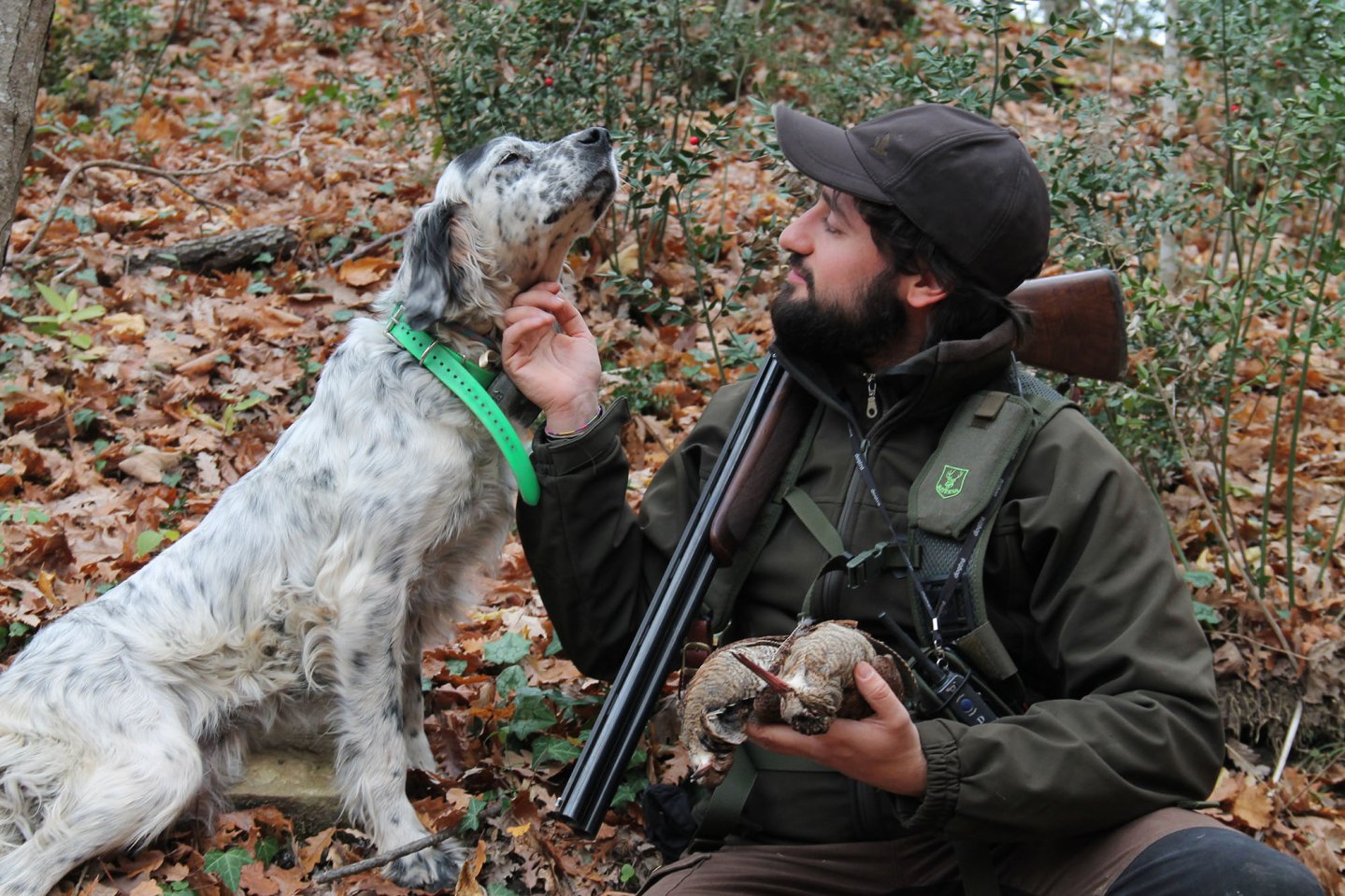 Cacciatore con cane