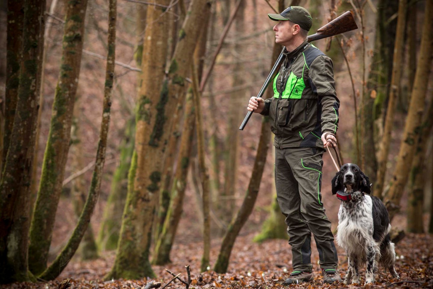 Cacciatore con cane