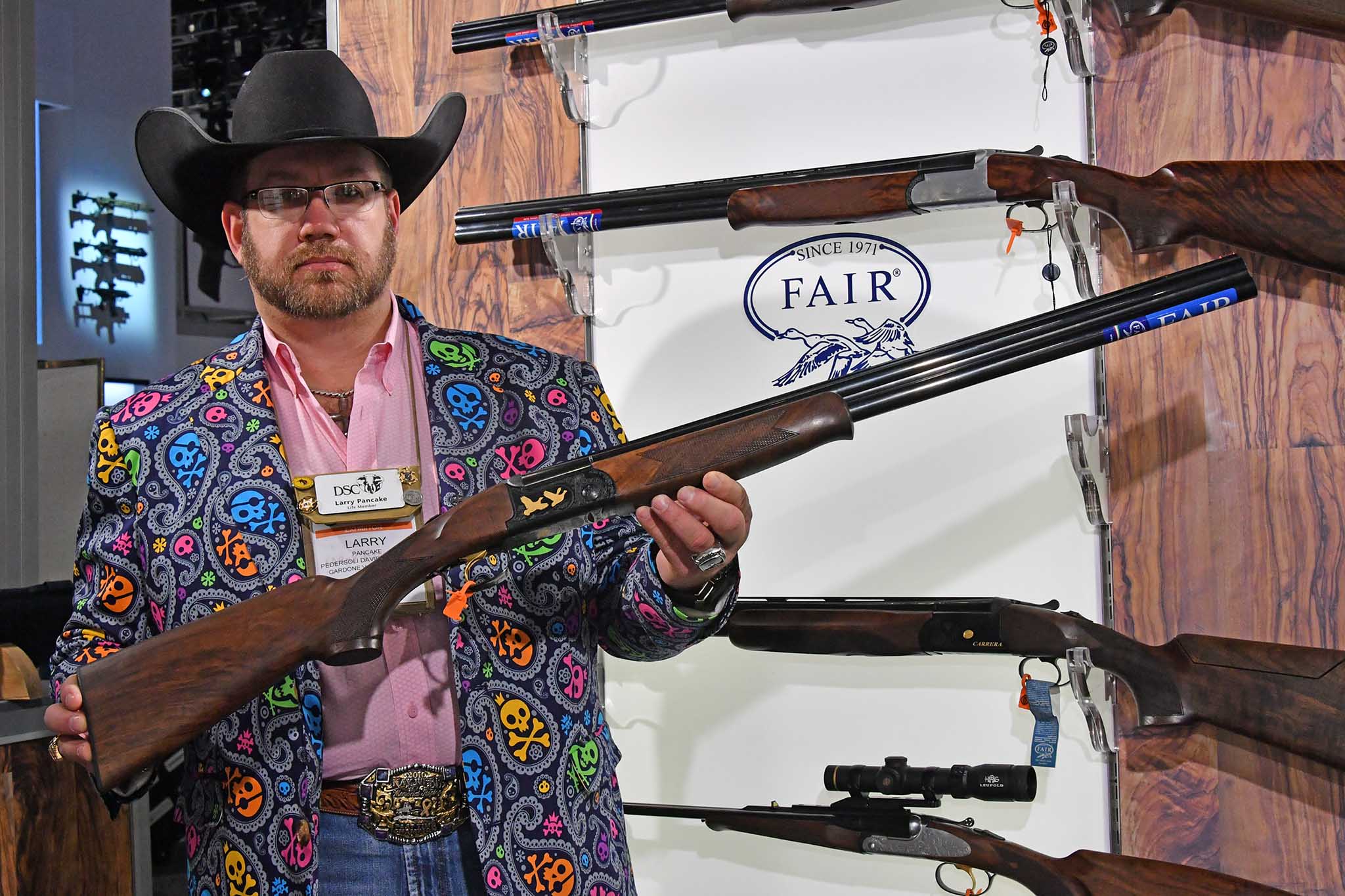 fair: F.A.I.R. SLX 600 DE LUXE Black, fucile da caccia con bascule dedicate