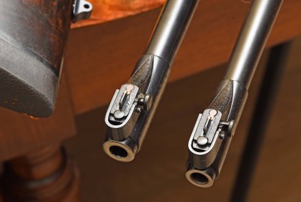 Carabina Piotti Take-Down Doppio mirino della carabina Piotti Take-Down