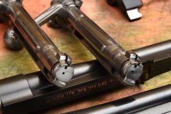 Carabina Piotti Take-Down I due otturatori della carabina Take-down a confronto