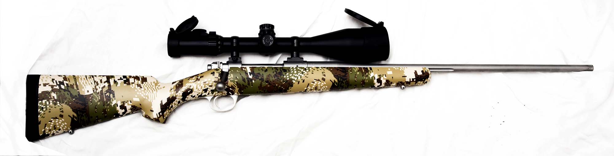 Kimber Subalpine calibro .30-06 Vista laterale destra del fucile Kimber Subalpine calibro .30-06