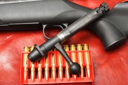 Mauser M18, carabina da caccia in calibro.308 Winchester Otturatore del Mauser M18 rimosso