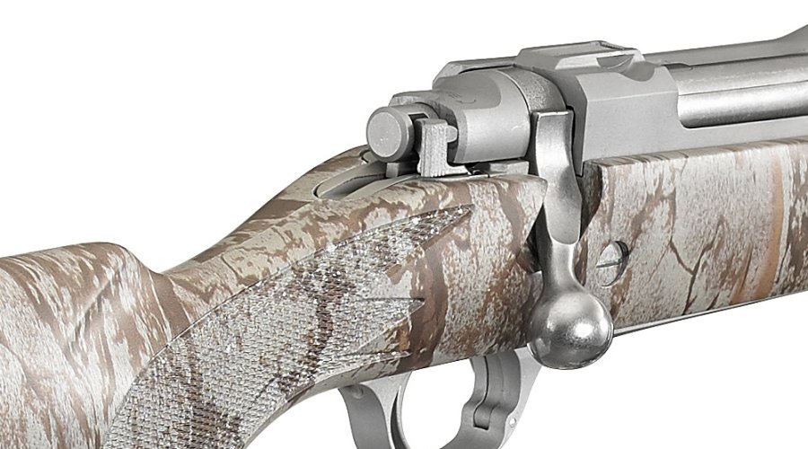 Manetta d'armamento e sicura manuale del fucile Ruger Hawkeye FTW Hunter