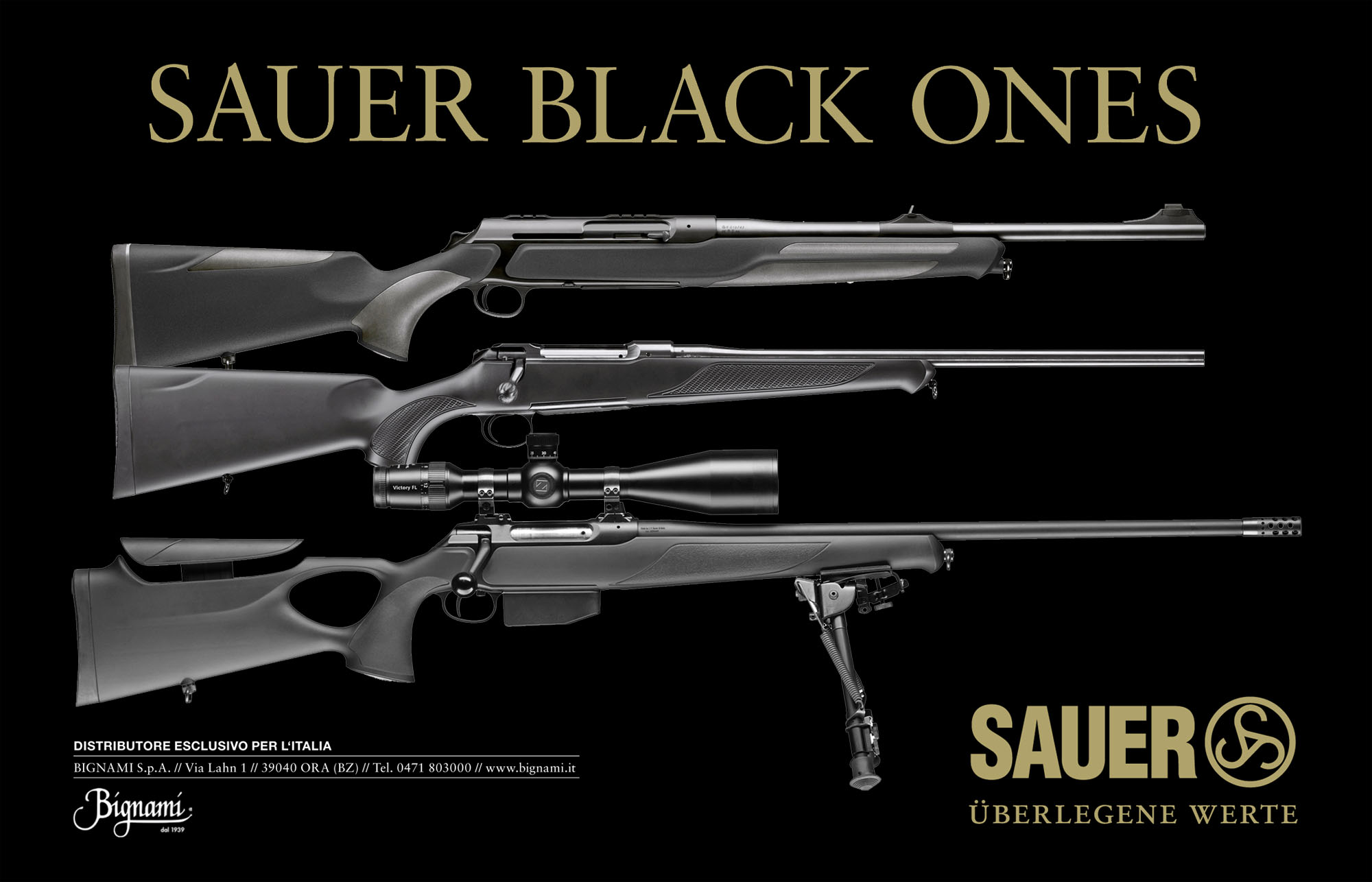 fucili: Sauer Black Ones