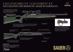 Sauer 303: i nuovi modelli da Bignami! Sauer 303: i nuovi modelli da Bignami!