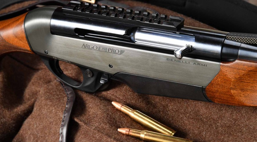 Dettaglio della carabina Benelli Argo