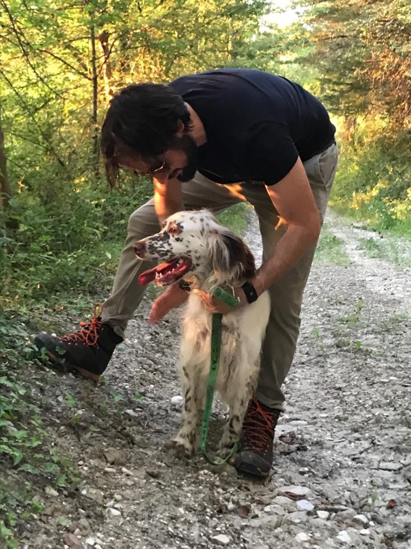 Cani e cacciatori Cacciatore con cane