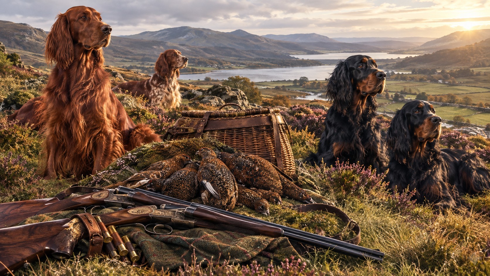 cinofilia: Setter Gordon, Irish e i «fucili fini» British Style: il trittico di classe della passione. cinofilia: Setter Gordon, Irish e i «fucili fini» British Style: il trittico di classe della passione.