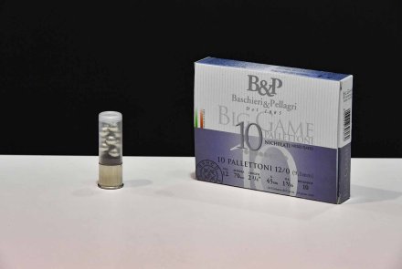 Baschieri & Pellagri Big Game 10 Pallettoni (12/0) Nickel Plated Baschieri & Pellagri Big Game 10 Pallettoni (12/0) Nickel Plated