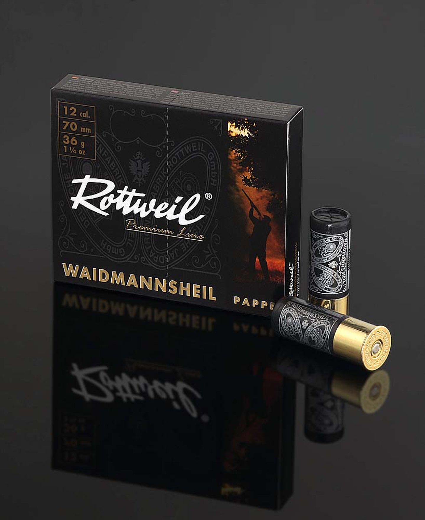 Cartucce da caccia Rottweil WAIDMANNSHEIL calibro 12-70 Cartucce da caccia Rottweil WAIDMANNSHEIL calibro 12-70