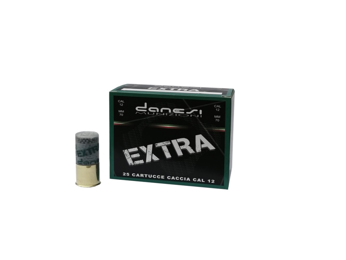Danesi Extra calibro 12: una cartuccia semi magnum per l’inverno Confezione di cartucce Danesi Extra in calibro 12