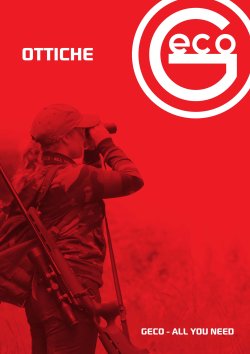I cataloghi della Geco 2019-2020 disponibili gratuitamente Copertina catalogo ottiche GECO