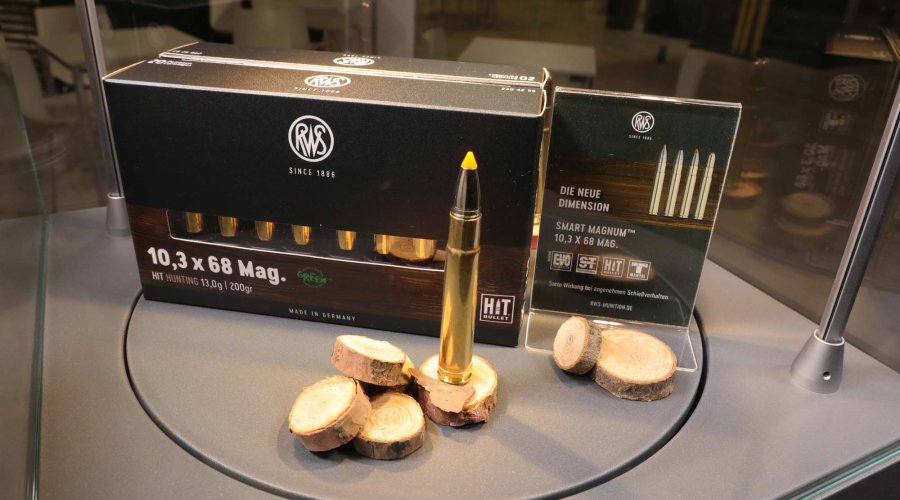 Nuove munizioni RWS a IWA 2018 Munizione RWS HIT 10,3x68 Magnum senza piombo