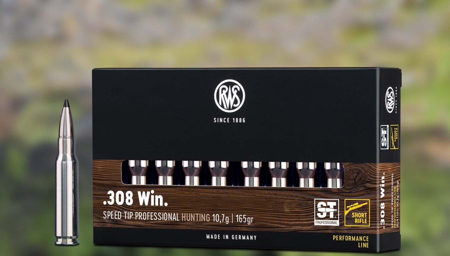 Cartuccia RWS Short Rifle con palla Speed Tip Professional da 168 gran