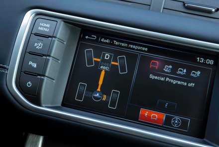 Land Rover Evoque, comandi - Aiuti elettronici alla guida in fuoristrada Land Rover Evoque, comandi - Aiuti elettronici alla guida in fuoristrada