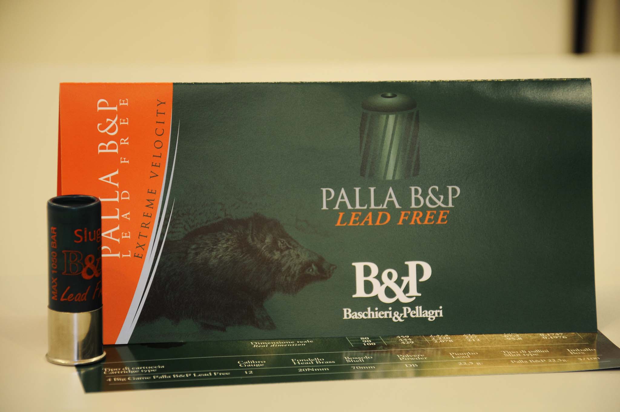caccia: Baschieri&Pellegari B&P lead free