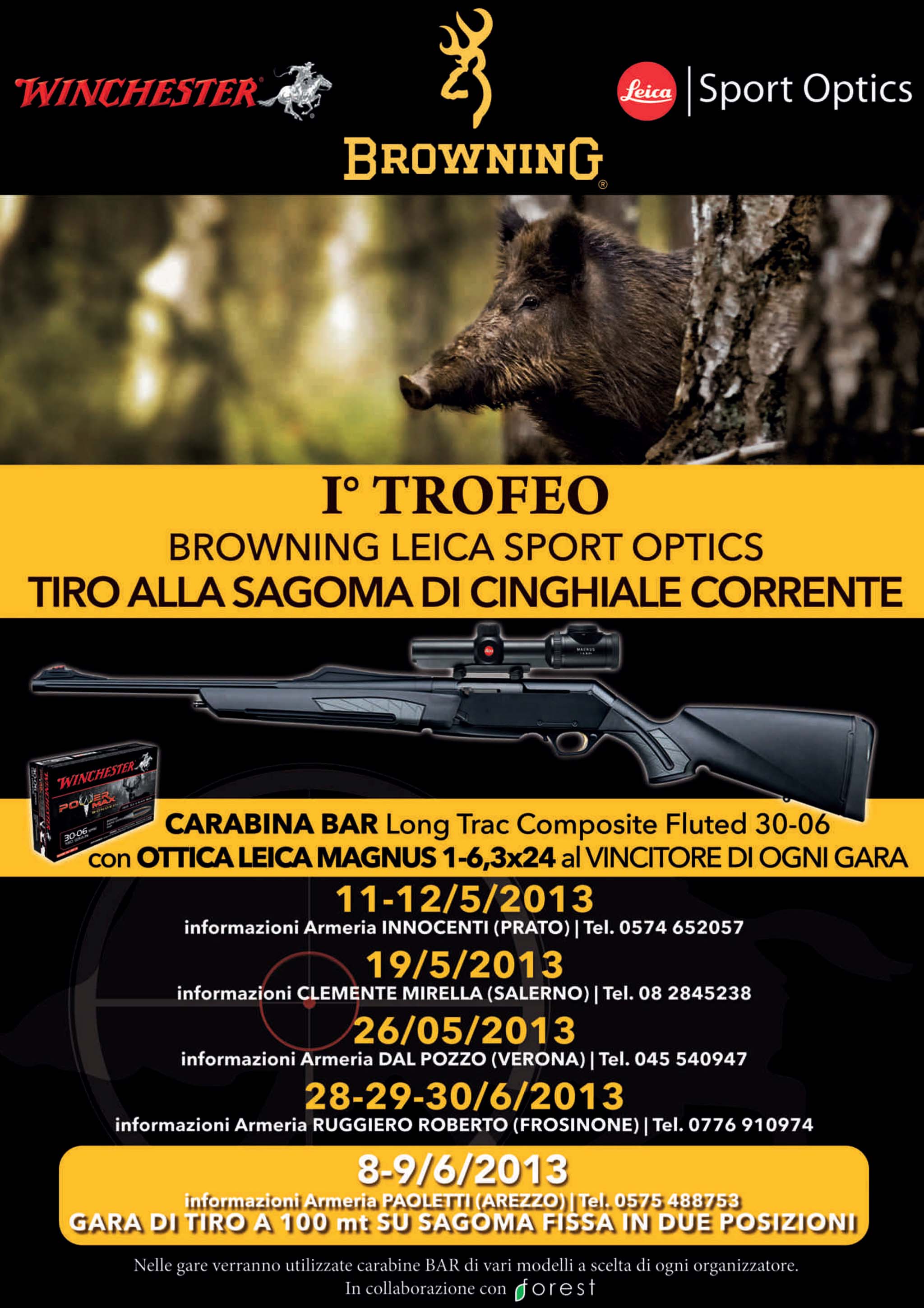 browning: I° Trofeo Browning Leica Sport Optics