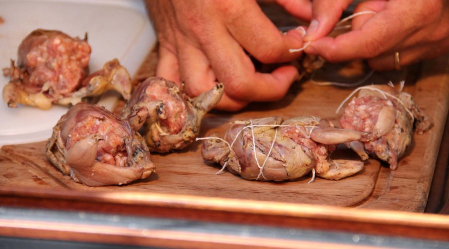 Caccia e cucina con Franchi