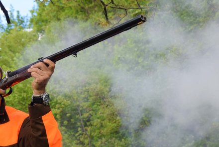 A caccia con il fucile rigato ad avancarica A caccia con il fucile rigato ad avancarica