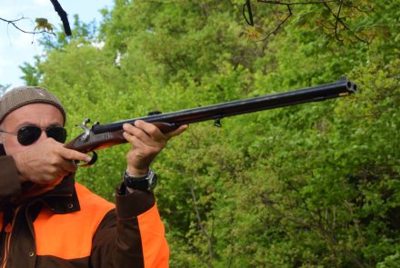 A caccia con il fucile rigato ad avancarica A caccia con il fucile rigato ad avancarica