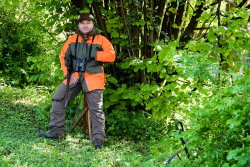 Dean Čortan sul terreno di caccia.