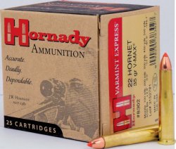 .22 hornet munizioni calibri