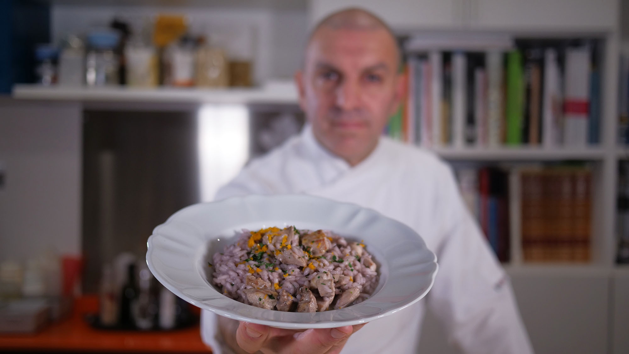 caccia-e-cucina: Caccia e cucina: risotto al fagiano e profumo d'arancia