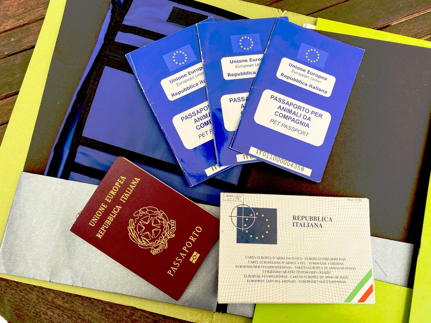 Documenti necessari per viaggi venatori