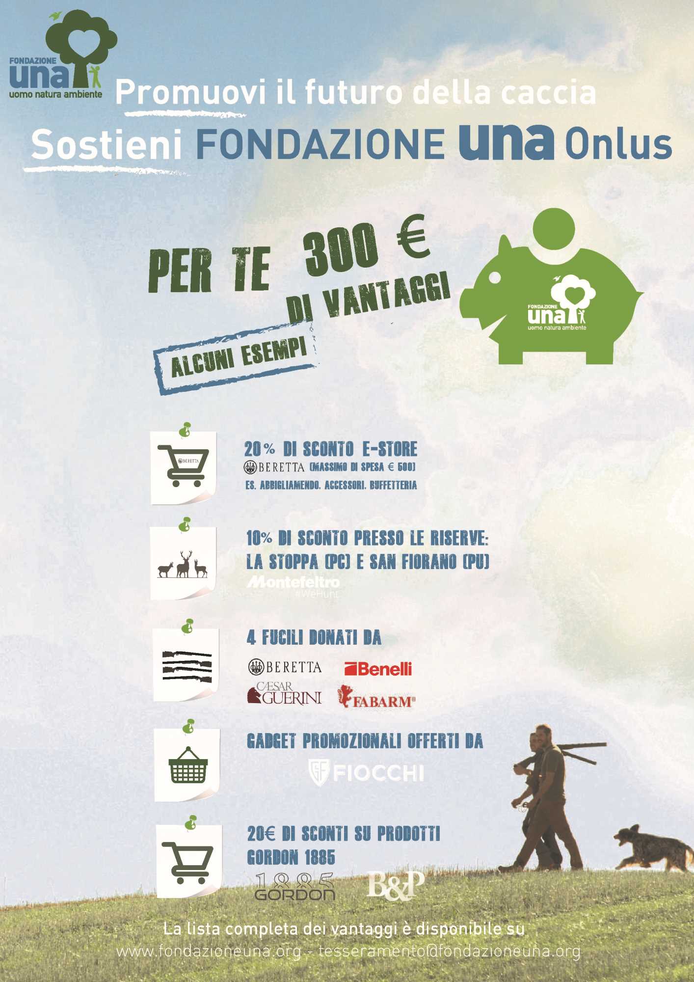 caccia: Fondazione UNA Onlus