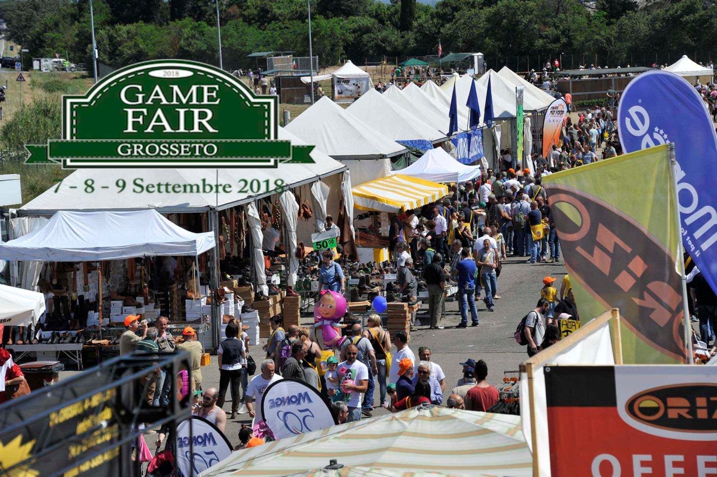 Game Fair 2018: le nuove date Foto dall'alto Fiera Game Fair