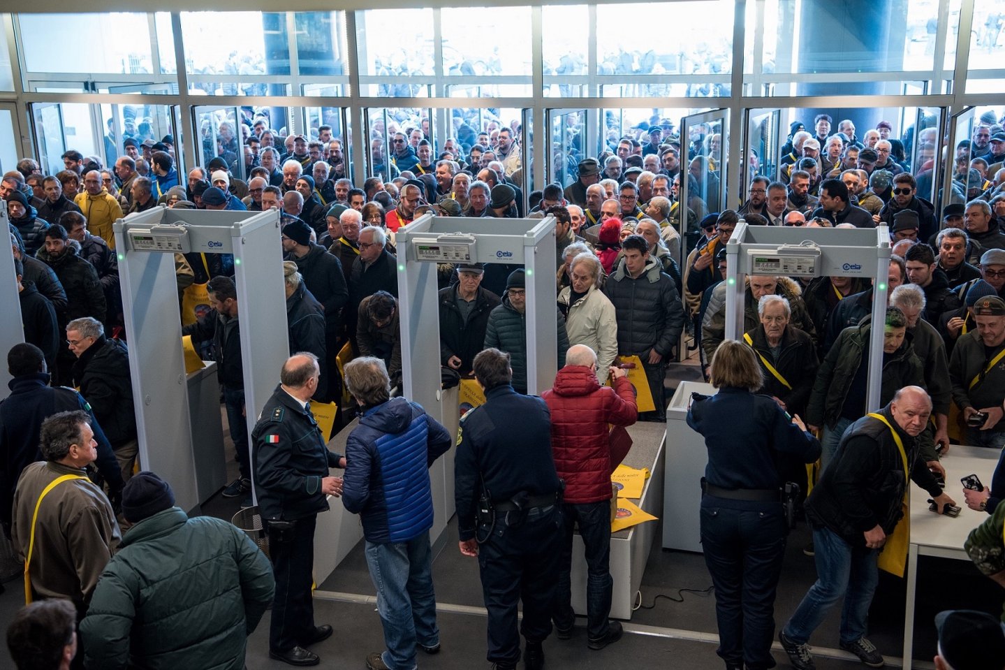 HIT Show 2018: grande presenza di pubblico alla fiera internazionale per la caccia e il tiro sportivo Ingresso fiera HIT Show 2018