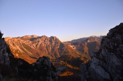 La presenza del camoscio nelle Piccole Dolomiti Paesaggio alpino