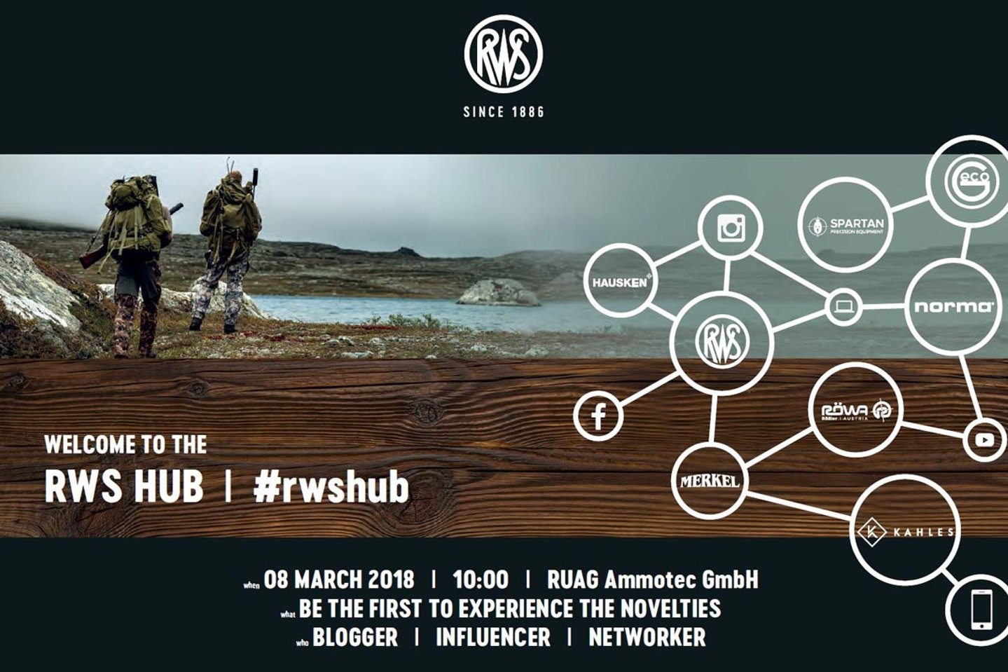 RWS HUB: un evento esclusivo per i blogger il giorno prima di IWA 2018 RWS HUB Hunting Blogger
