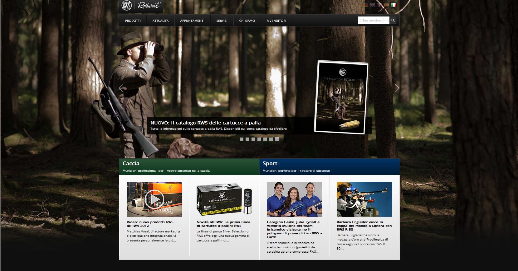 rws-ammunition: RWS è online